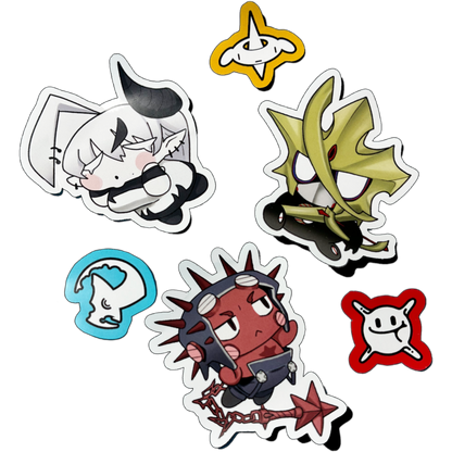 X-GEAR Chibi Stickers