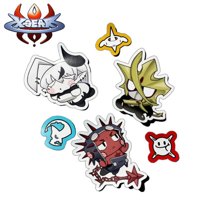 X-GEAR Chibi Stickers