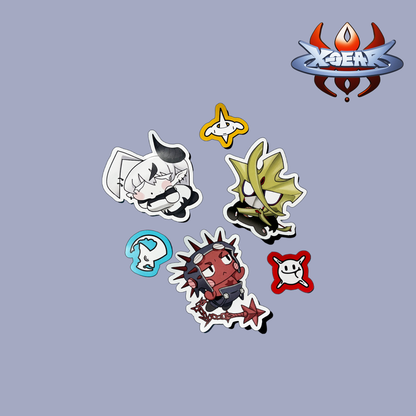 X-GEAR Chibi Stickers